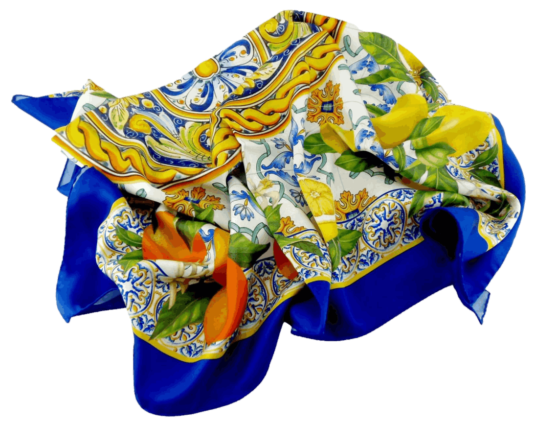 Luxury silk scarves made in Italy: Italian scarves wholesale and private label